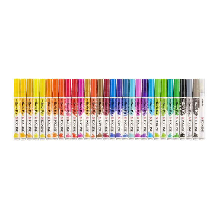 Akvarel olovke Ecoline Brush Pen | Set od 30 komada