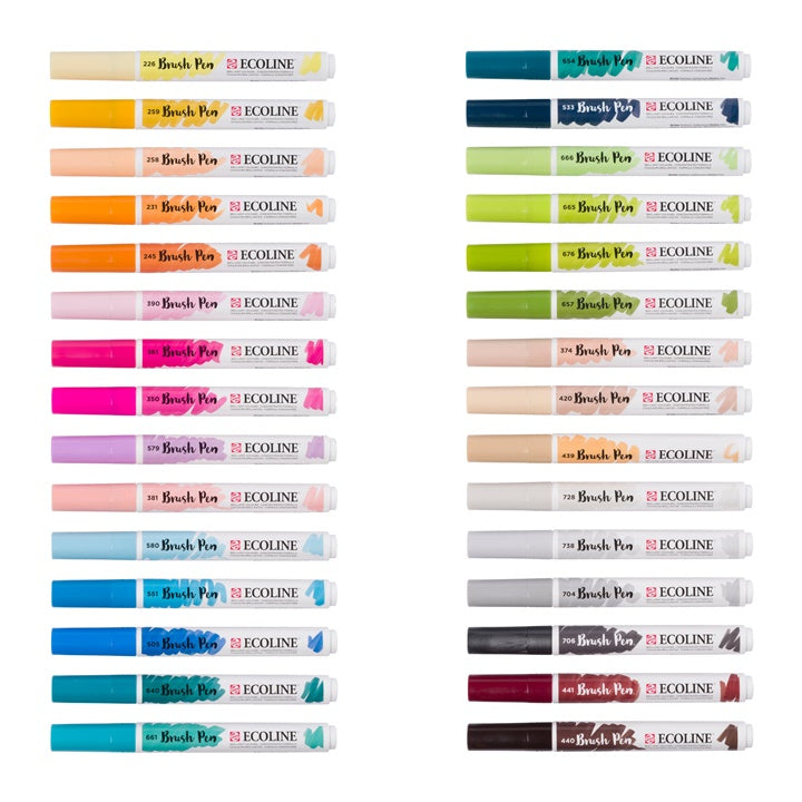 Ecoline Brush Pen Olovke za akvarel 30 kom