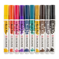 Akvarel olovke Ecoline Brush Pen Dark | Set od 10 komada