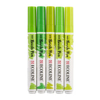 Akvarel olovke Ecoline Brush Pen Green | Set od 5 komada
