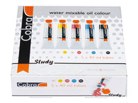 Uljane boje razredive vodom COBRA Study Set 5x40ml