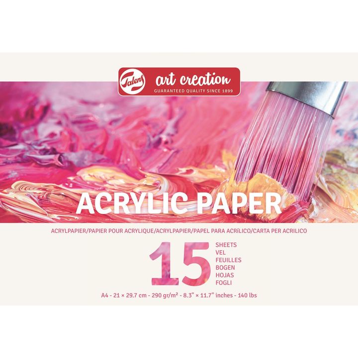 Jastučić papira za akrilne boje 15 listova