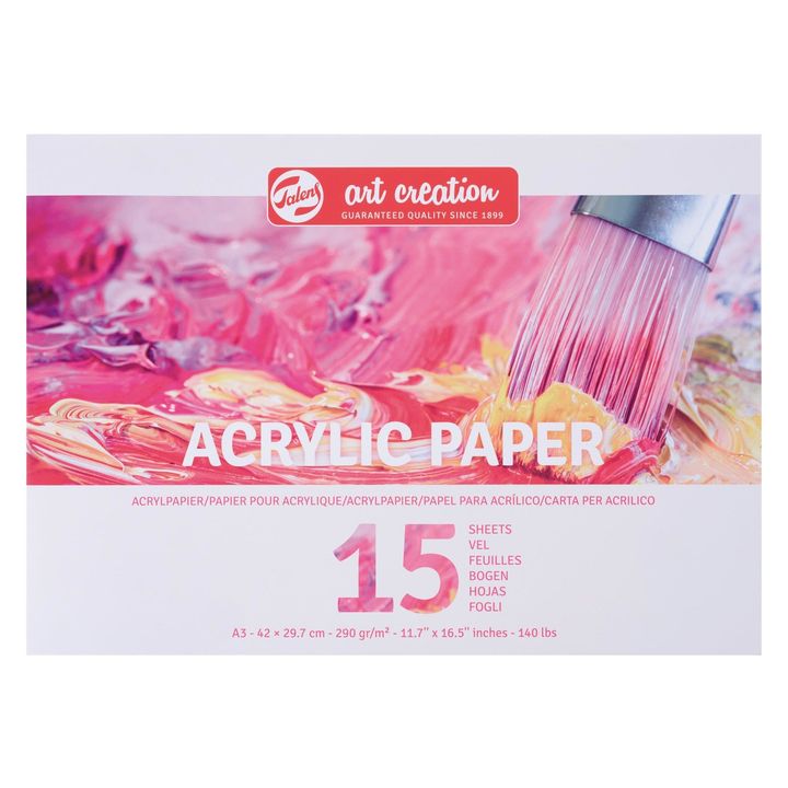Jastučić papira za akrilne boje 15 listova