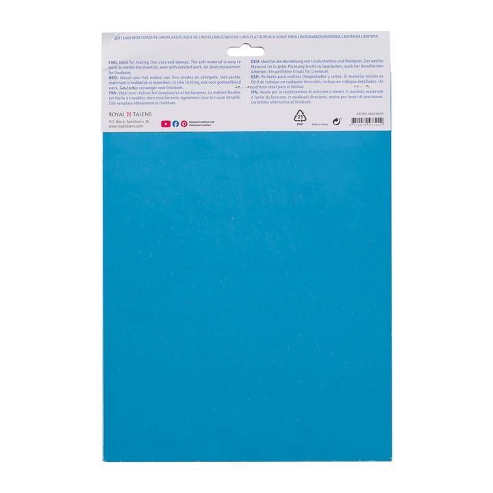 Linoleum plavi meki 23 k 30 cm