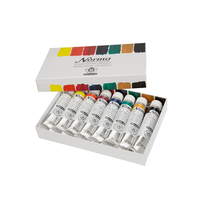 Set profesionalnih uljanih boja u tubama Schmincke Norma Professional 8 x 20 ml