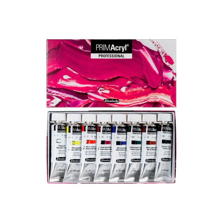 Schmincke PRIMAcril Professional akrilne boje 8 k 60 ml