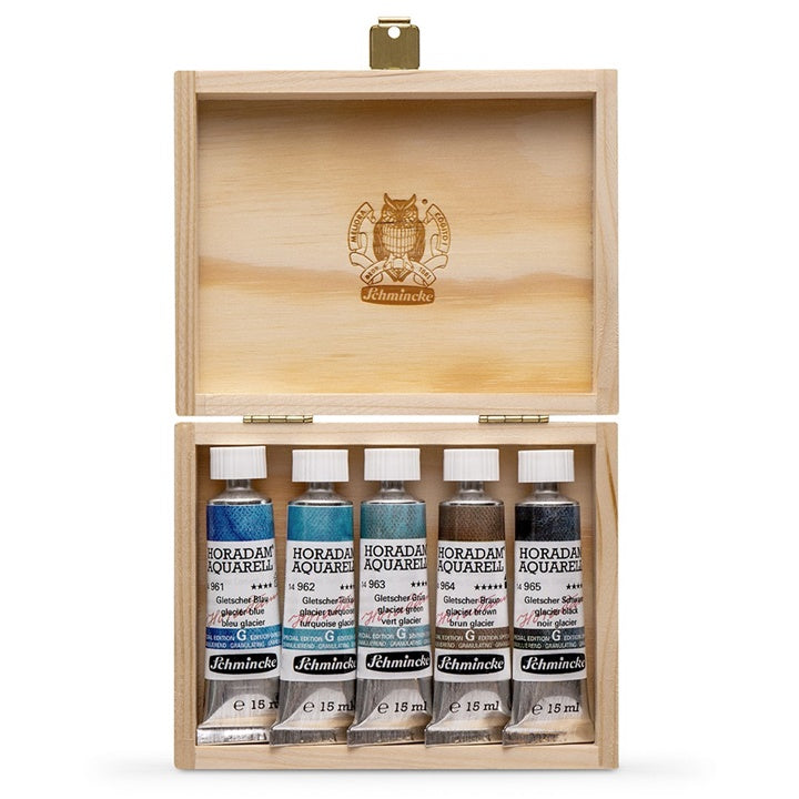 Set akvarel boja u tubama Schmincke Super Granulation 5x15ml | Set glacier