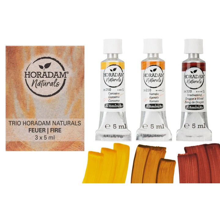Trio Fire HORADAM Naturals set akvarela