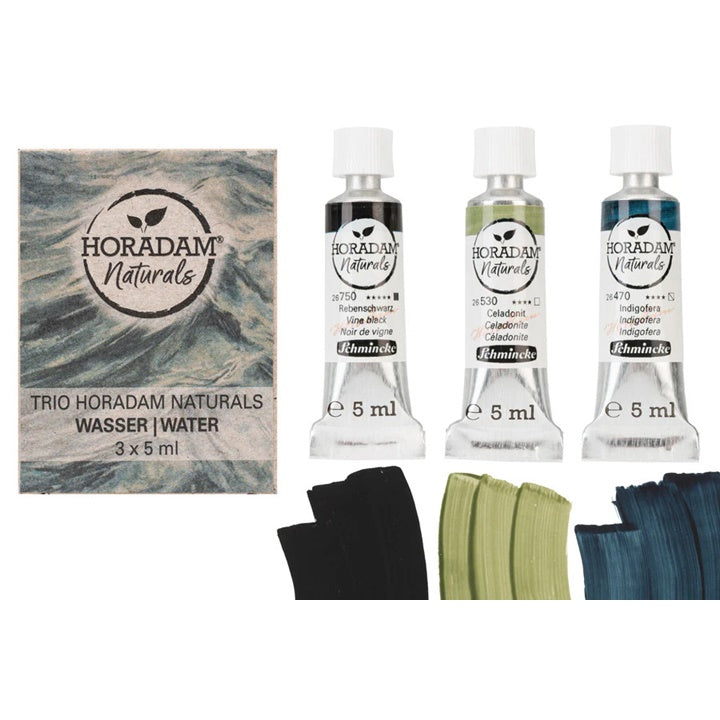 Trio Vater HORADAM Naturals set akvarela