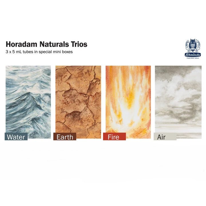 Trio Vater HORADAM Naturals set akvarela
