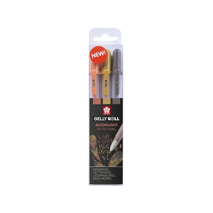 Gel olovke Sakura Gelly Roll MOONLIGHT - 3 komada