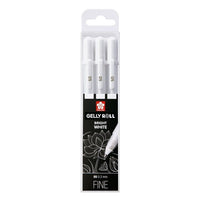 Gel olovke Sakura Gelly Roll bright white - 3 komada