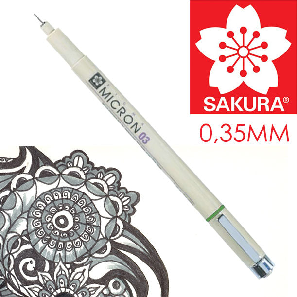Flomaster za tehničko crtanje SAKURA Pigma Micron BLACK
