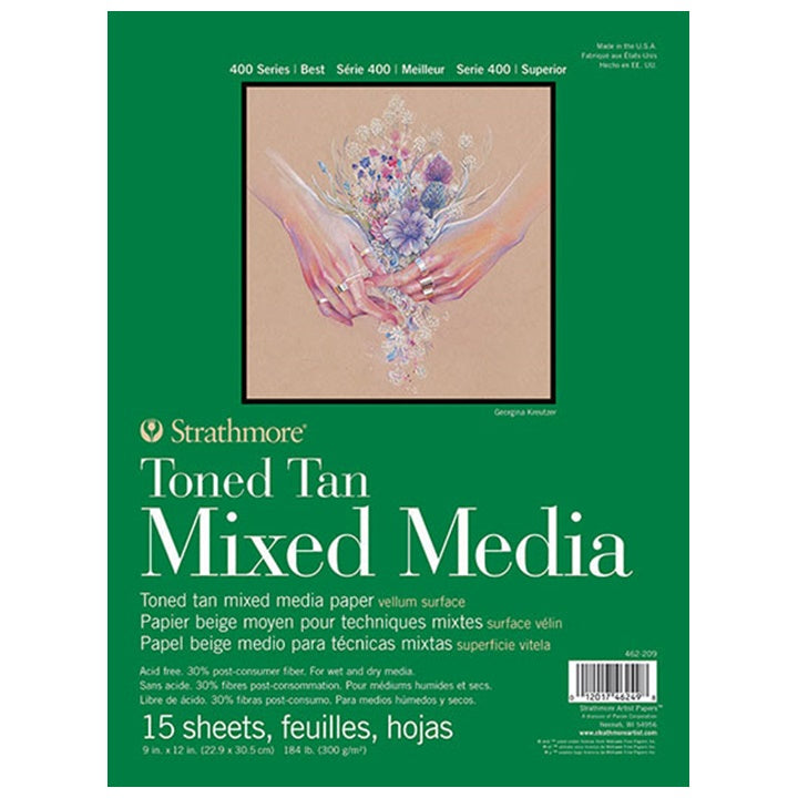 Tonirani papir Strathmore Mixed media Tan
