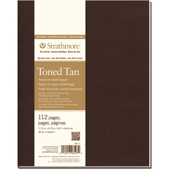 Art Journal Strathmore Tonirani papir Tan meki povez