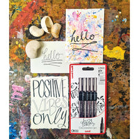Set UNI PIN markera fineliner Love Lettering 5 kom