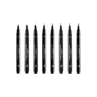 Set UNI PIN fineliner markera Draw and Sketch 8 kom