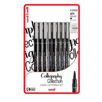 Set UNI PIN fineliner kaligrafskih markera 8 kom