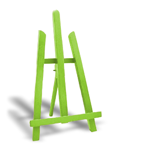 Slikarski stalak stolni - 011M – Zelena