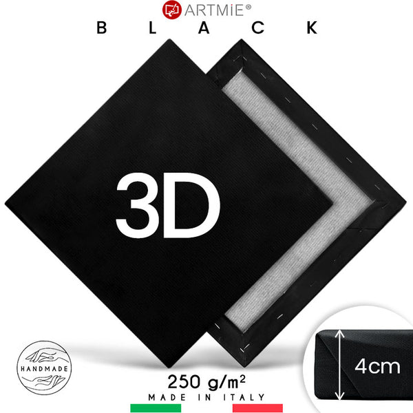 3D Crno slikarsko platno na ramu PROFI