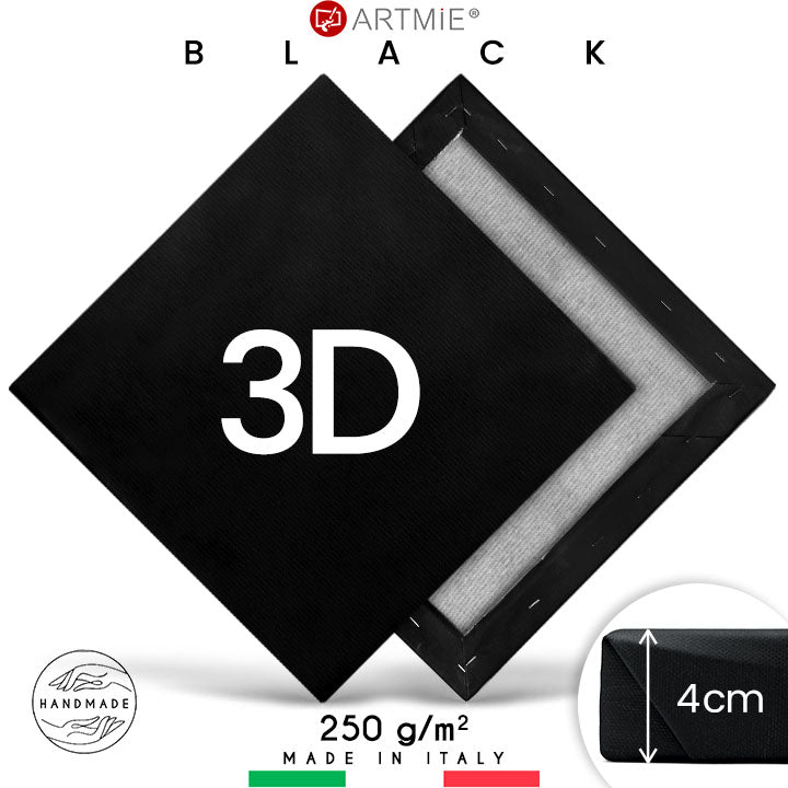 3D Crno slikarsko platno na ramu PROFI