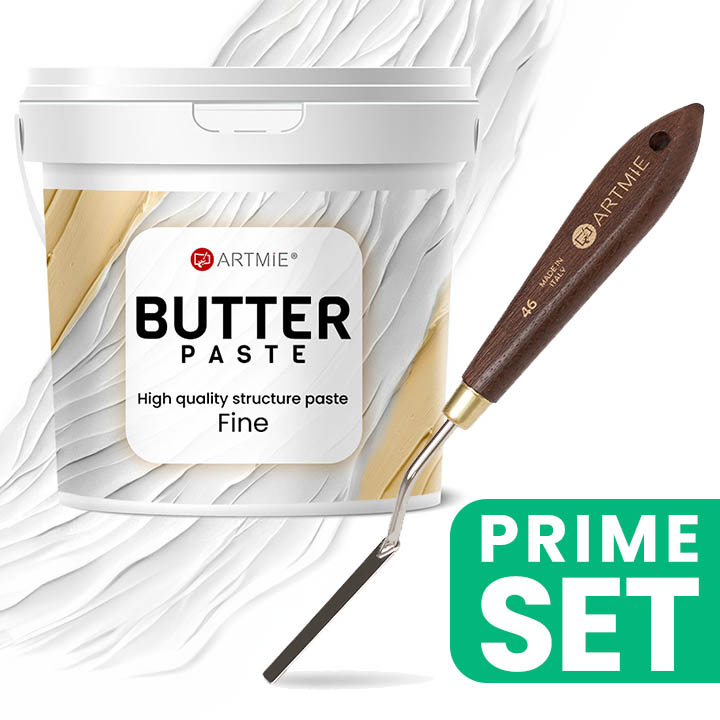 Set finih reljefnih pasta i umetničke lopatice