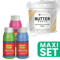 ARTMIE puter 3D pasta i TRITON S set akrilnih boja