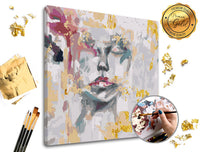 Maľovanie podľa čísel PREMIUM GOLD – Zabudnutá | Zabudnutá