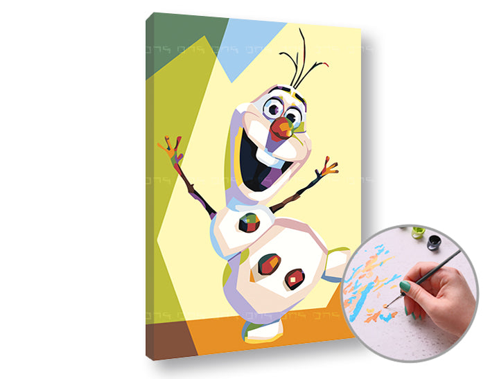 Slikanje po brojevima FROZEN OLAF