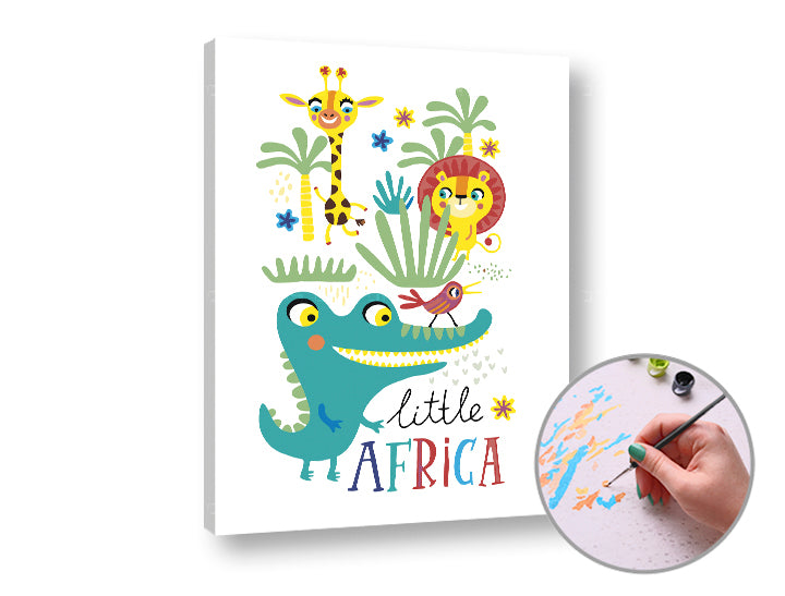 Slikanje po brojevima MALA AFRIKA