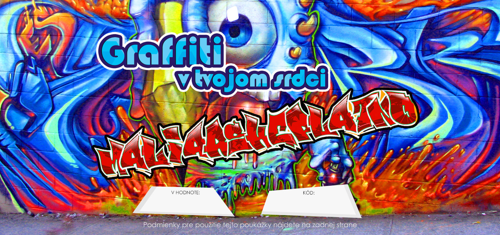 Poklon VAUČER - Graffiti u tvom srcu