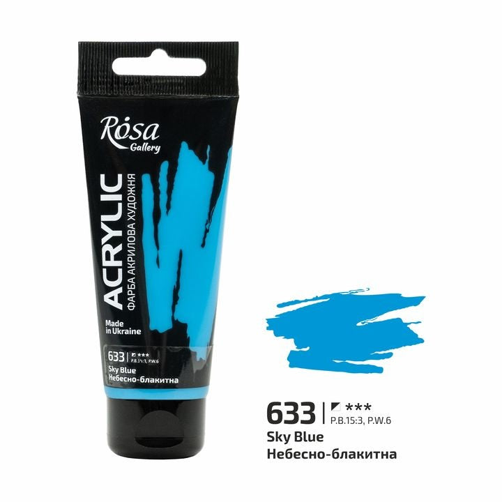 Akrilna boja, 60 ml, ROSA Gallery | razne boje - 614 Ftalocijan zelena