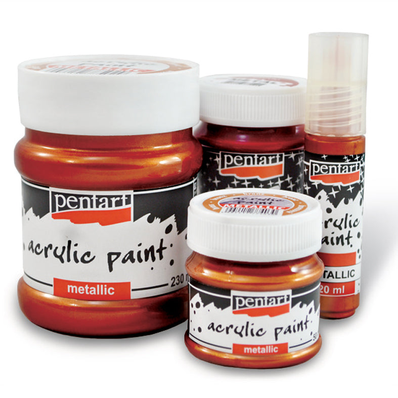 Akrilna boja metalik - 50 ml - Akrilna boja metalik - 50 ml - Mesing