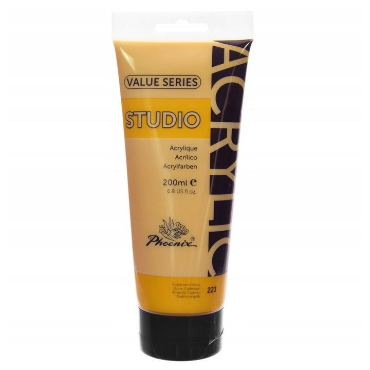 Akrilna boja PHOENIX 200 ml - 223 Kadmijum žuta