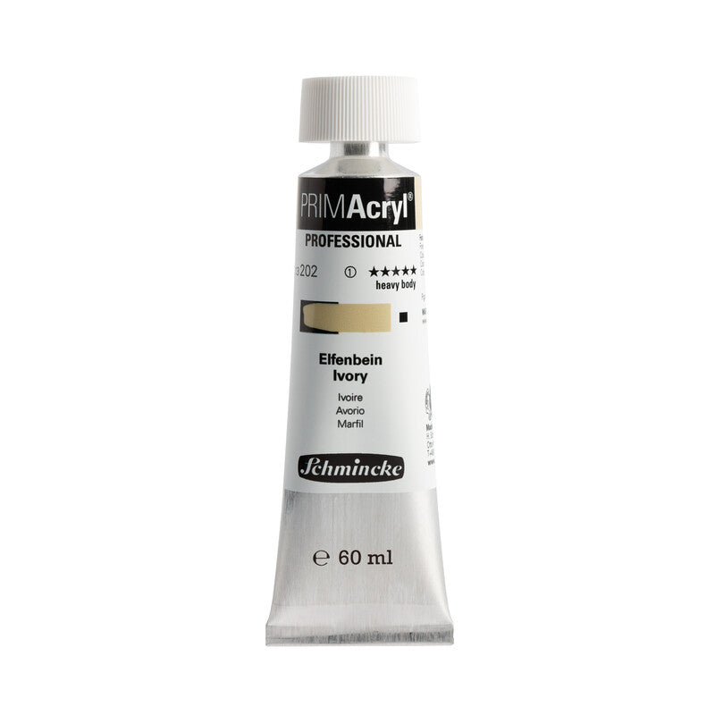 Akrilna boja Schmincke PRIMAcryl Professional 60 ml – 202 Boja slonovače