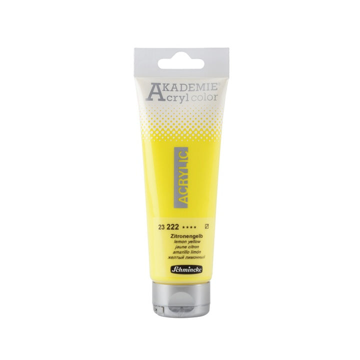 Akrilne boje Schmincke AKADEMIE 120 ml | različite boje - 222 limun žuta