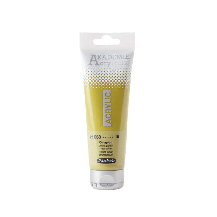 Akrilne boje Schmincke AKADEMIE 120 ml | različite boje - 558 maslinasto zelena