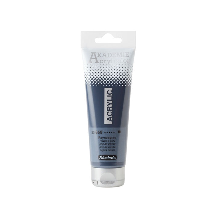 Akrilne boje Schmincke AKADEMIE 120 ml | različite boje - Payne's siva