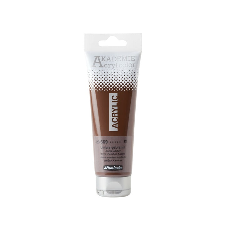 Akrilne boje Schmincke AKADEMIE 120 ml | različite boje - Umbra pečena