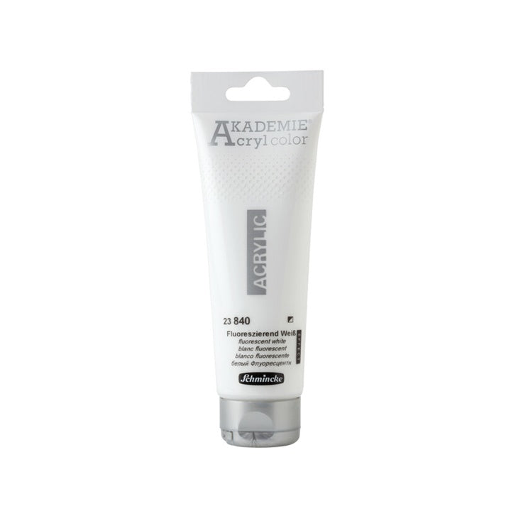 Akrilne boje Schmincke AKADEMIE 120 ml | različite boje - Fluorescentna bela