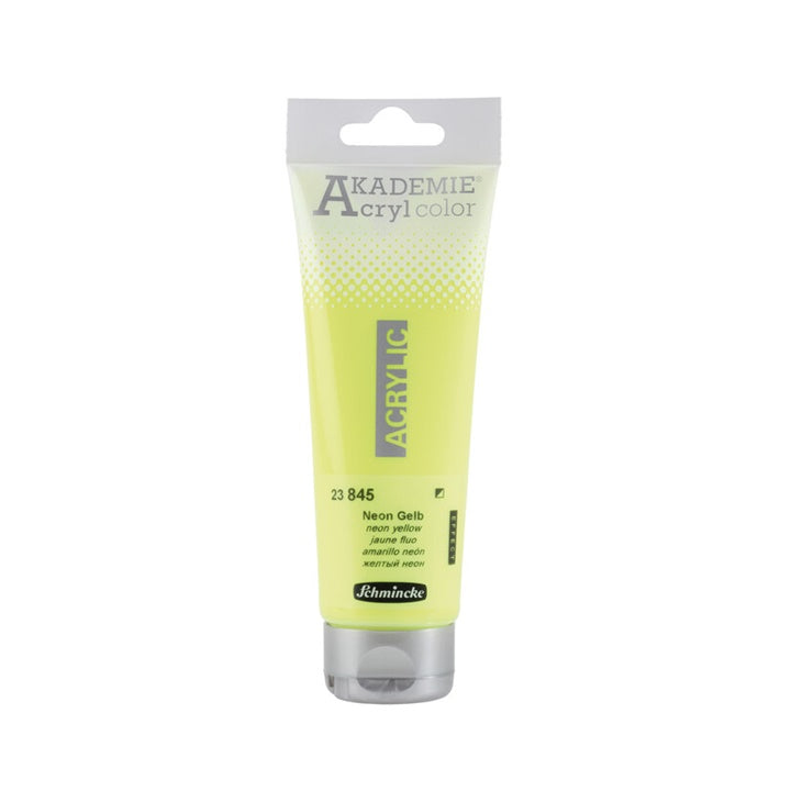 Akrilne boje Schmincke AKADEMIE 120 ml | različite boje - Neon žuta