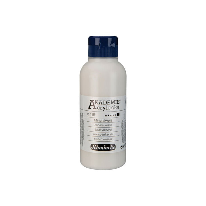 Akrilne boje Schmincke AKADEMIE 250 ml | različite boje - 115 mineralna bela
