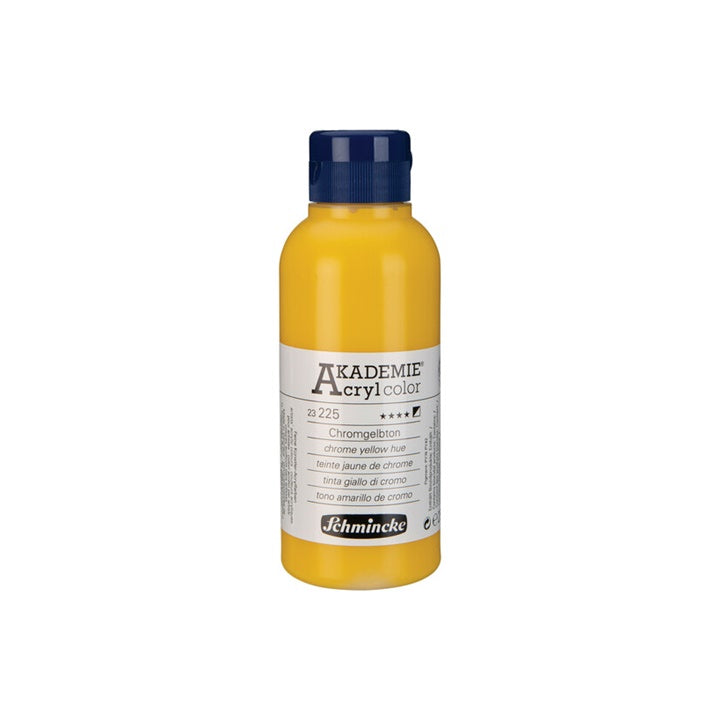 Akrilne boje Schmincke AKADEMIE 250 ml | različite boje - 225 hrom žuta nijansa