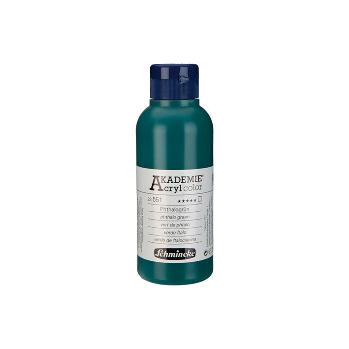 Akrilne boje Schmincke AKADEMIE 250 ml | različite boje - 551 ftalo zelena