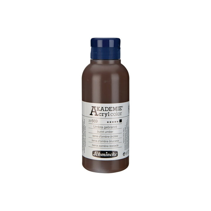 Akrilne boje Schmincke AKADEMIE 250 ml | različite boje - 669 pečena umbra