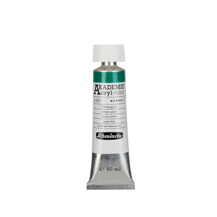 Akrilne boje Schmincke AKADEMIE 60 ml | različite boje - 551 ftalo zelena