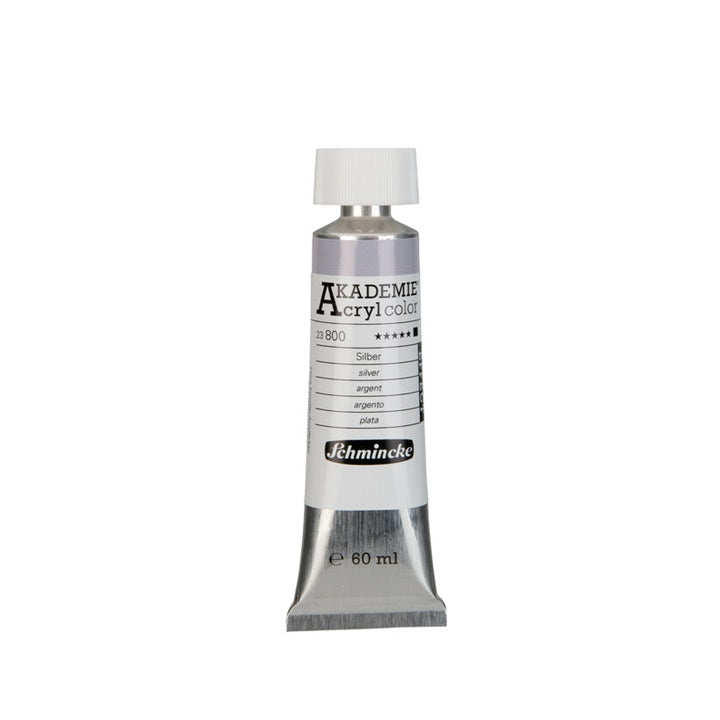 Akrilne boje Schmincke AKADEMIE 60 ml | različite boje - Srebrna