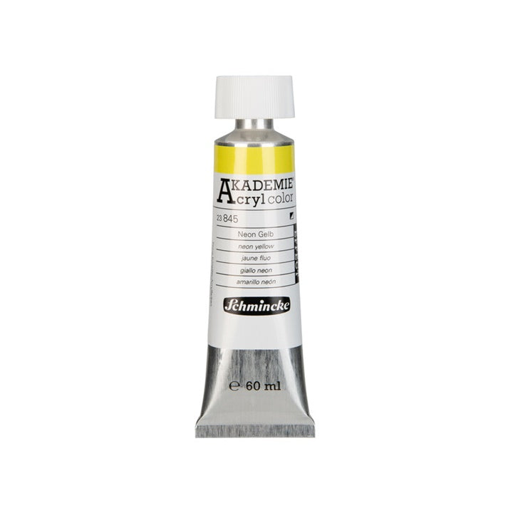 Akrilne boje Schmincke AKADEMIE 60 ml | različite boje - 845 neonska žuta