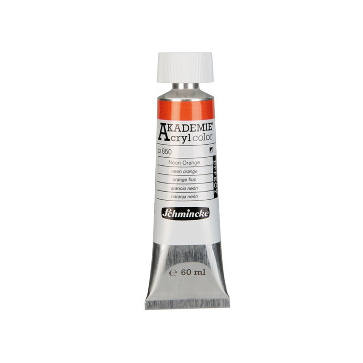Akrilne boje Schmincke AKADEMIE 60 ml | različite boje - 850 neonska narandžasta