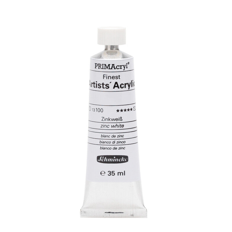 Akrilne boje Schmincke PRIMAcryl Professional 35 ml – 100 Cink bela